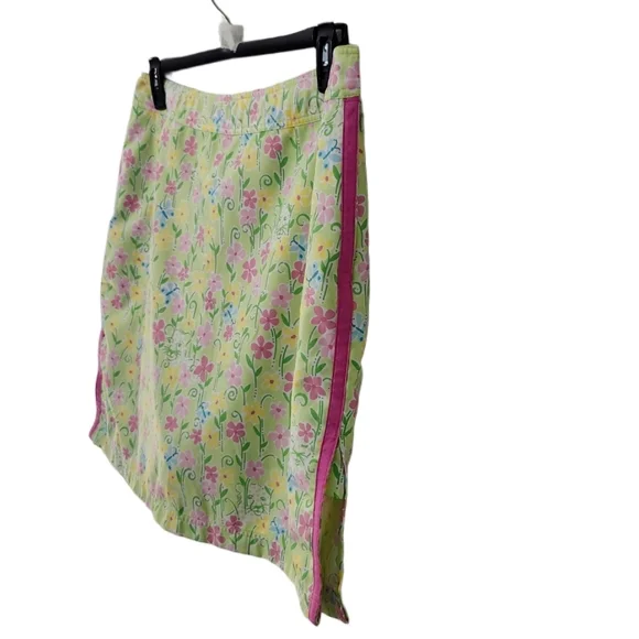 NWOT Lilly Pulitzer Women's 14 Skort Green & Pink - Picture 9 of 15